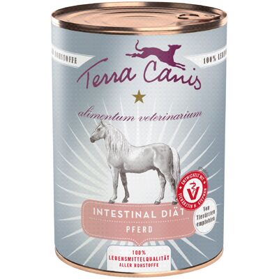 6x 400g Terra Canis Alimentum Veterinarium Intestinal Paardenvoer Nat 6x 400g Terra Canis Alimentum Veterinarium Intestinal Paardenvoer Nat