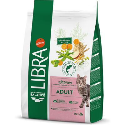 2x3kg Libra volwassen kattenvoer met zalm en rijst 2x3kg Libra volwassen kattenvoer met zalm en rijst