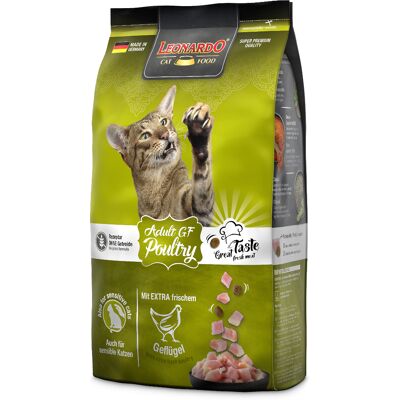 1.8kg Leonardo Adult Graanvrij met Gevogelte Katten droogvoer 1.8kg Leonardo Adult Graanvrij met Gevogelte Katten droogvoer