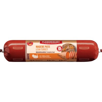 Fleischeslust Sensitiv 6 x 800 g - Magere Kalkoen met Aardappelen Fleischeslust Sensitiv 6 x 800 g - Magere Kalkoen met Aardappelen