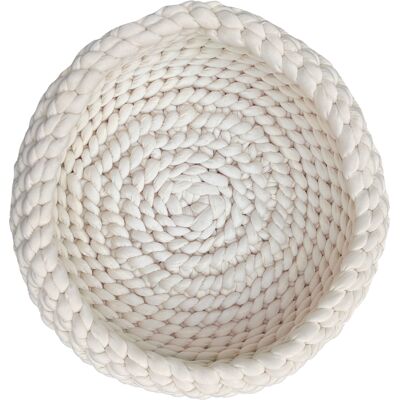 Aumüller gevlochten kattenmand beige: Ø50x15cm Aumüller gevlochten kattenmand beige: Ø50x15cm