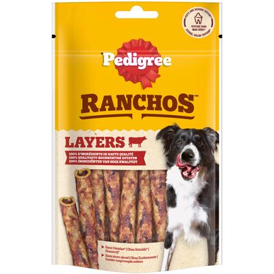 Voordeelpakket: 8x60g Pedigree Ranchos Layers Rundvlees Hondensnacks Voordeelpakket: 8x60g Pedigree Ranchos Layers Rundvlees Hondensnacks