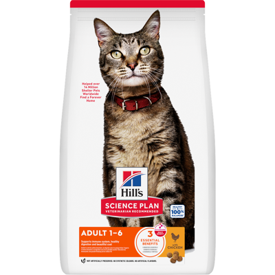 10kg Adult 1-6 Optimal Care met Kip Hill's Science Plan Kattenvoer 10kg Adult 1-6 Optimal Care met Kip Hill's Science Plan Kattenvoer