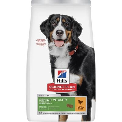 14kg Senior Vitality Large Breed met Kip Hill's Science Plan Hondenvoer 14kg Senior Vitality Large Breed met Kip Hill's Science Plan Hondenvoer
