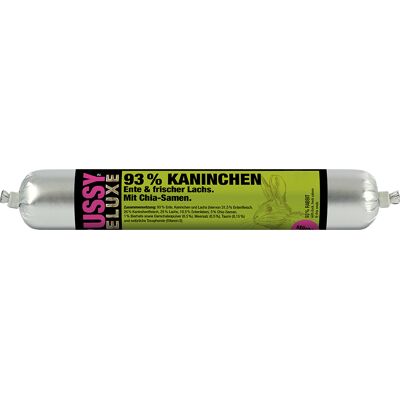 Fleischeslust 33x100g Pussy Deluxe gelei konijn, eend & verse zalm natvoer voor katten Fleischeslust 33x100g Pussy Deluxe gelei konijn, eend & verse zalm natvoer voor katten