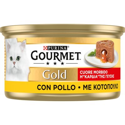 24x85g Gourmet Gold Smeltende Kern Kip Natvoer Kat 24x85g Gourmet Gold Smeltende Kern Kip Natvoer Kat
