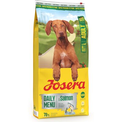 12,5kg Josera Dagmenu Adult Zalm Hondenvoer droog 12,5kg Josera Dagmenu Adult Zalm Hondenvoer droog