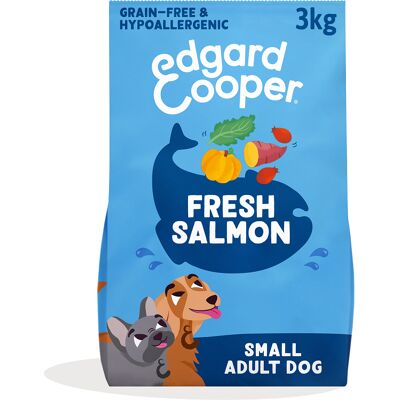 Edgard & Cooper Small Adult Hond Zalm graanvrij - 3 kg Edgard & Cooper Small Adult Hond Zalm graanvrij - 3 kg