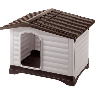- Dogvilla 90: B 88 x D 72 x H 65 cm - Ferplast Kunststof Hondenhok Dogvilla - Dogvilla 90: B 88 x D 72 x H 65 cm - Ferplast Kunststof Hondenhok Dogvilla