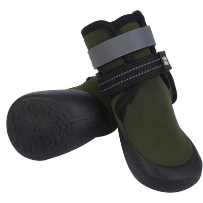 Rukka Trace hondenschoenen, donkergroen maat 1 schoenbreedte 32 mm Rukka Trace hondenschoenen, donkergroen maat 1 schoenbreedte 32 mm