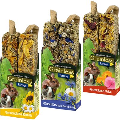 JR Farm Farmy's Graanvrij Gemengd Pakket - Dubbelpak: 6 x 2 Sticks JR Farm Farmy's Graanvrij Gemengd Pakket - Dubbelpak: 6 x 2 Sticks