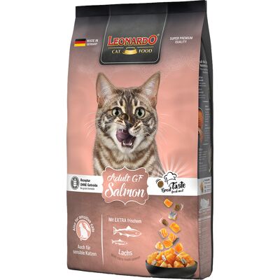 7,5kg Adult Zalm Graanvrij Leonardo Katten droogvoer 7,5kg Adult Zalm Graanvrij Leonardo Katten droogvoer