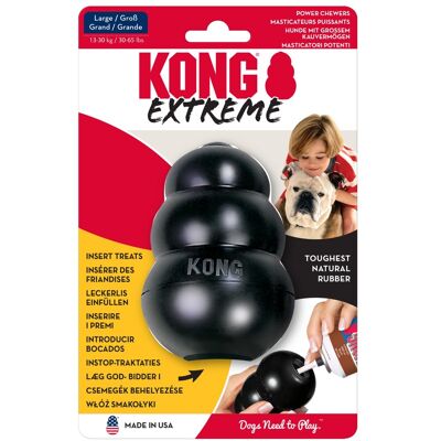 2 stuks KONG Extreme Zwart L Hondenspeelgoed Kauwspeeltje 2 stuks KONG Extreme Zwart L Hondenspeelgoed Kauwspeeltje