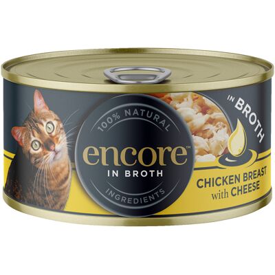 16x 70g Encore Blik kip en kaas Kattenvoer Nat 16x 70g Encore Blik kip en kaas Kattenvoer Nat