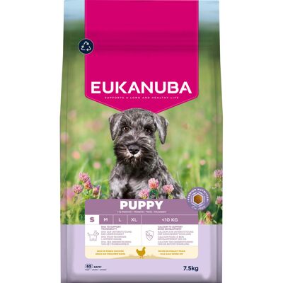 7,5kg Eukanuba Premium Nutrition Puppy Klein Ras Kip droogvoer voor honden 7,5kg Eukanuba Premium Nutrition Puppy Klein Ras Kip droogvoer voor honden