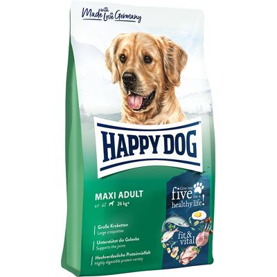 14kg Supreme Fit & Vital Maxi Adult Happy Dog Supreme fit & vital Hondenvoer 14kg Supreme Fit & Vital Maxi Adult Happy Dog Supreme fit & vital Hondenvoer