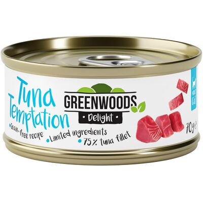 Greenwoods Delight tonijn 24 x 70 g Greenwoods Delight tonijn 24 x 70 g