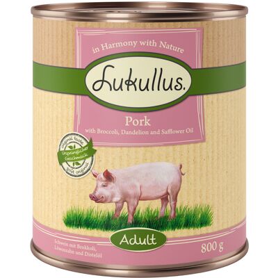 Lukullus Varken & Broccoli Graanvrij - 6 x 800 g Lukullus Varken & Broccoli Graanvrij - 6 x 800 g