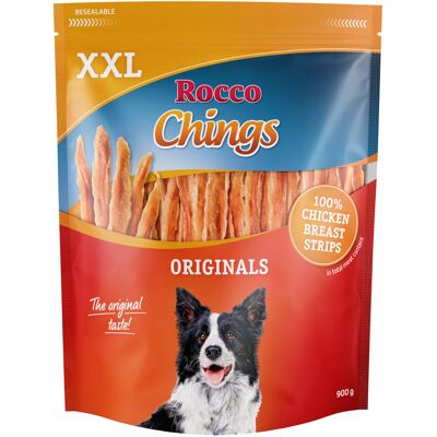 2x900g Kipfilet in Reepjes Rocco Chings XXL Hondensnacks 2x900g Kipfilet in Reepjes Rocco Chings XXL Hondensnacks