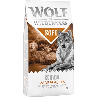 12kg Senior 'Soft Wide Acres' Kip Wolf of Wilderness Hondenvoer 12kg Senior 'Soft Wide Acres' Kip Wolf of Wilderness Hondenvoer