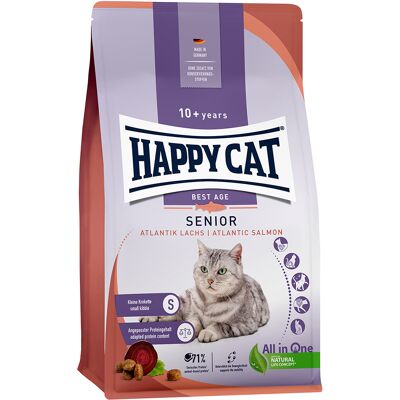 Happy Cat Senior Atlantische Zalm Kattenvoer Happy Cat Senior Atlantische Zalm Kattenvoer