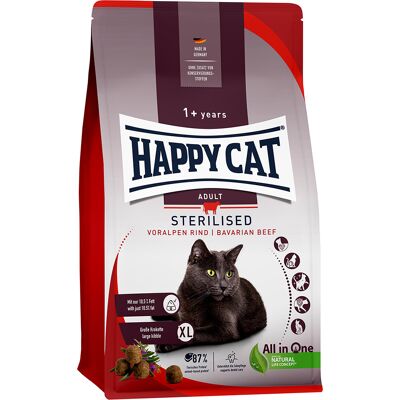 10kg Sterilised Adult Rund Happy Cat Kattenvoer 10kg Sterilised Adult Rund Happy Cat Kattenvoer