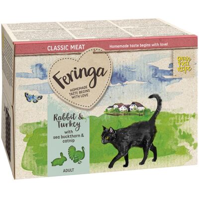 24x100g Kuipje Konijn & Kalkoen Feringa Kattenvoer 24x100g Kuipje Konijn & Kalkoen Feringa Kattenvoer