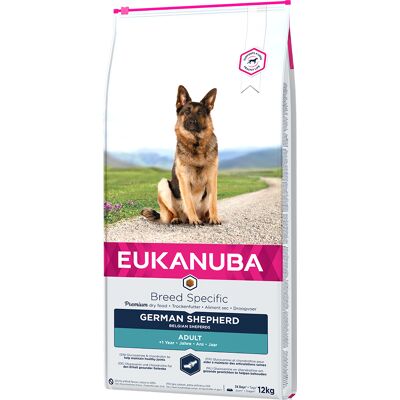 12kg German Shepherd/Duitse Herder Eukanuba Breed Specific Hondenvoer 12kg German Shepherd/Duitse Herder Eukanuba Breed Specific Hondenvoer