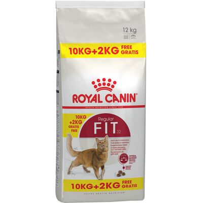 10+2kg gratis! 12kg Regular Fit 32 Royal Canin Kattenvoer 10+2kg gratis! 12kg Regular Fit 32 Royal Canin Kattenvoer