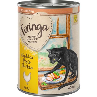 24x400g Kip met Cheddarpesto Feringa Selected Recipes Katten Natvoer 24x400g Kip met Cheddarpesto Feringa Selected Recipes Katten Natvoer