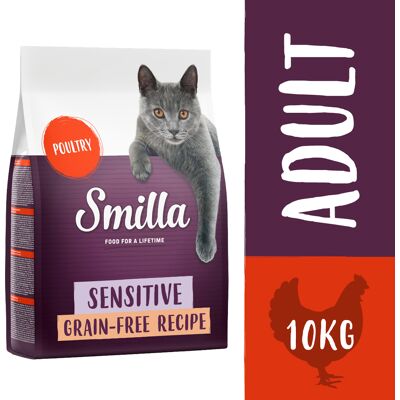 10kg Adult Sensitive Graanvrij Smilla Kattenvoer 10kg Adult Sensitive Graanvrij Smilla Kattenvoer