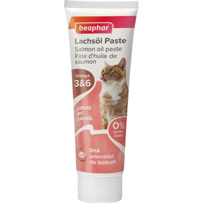 beaphar Pasta voor Katten - Voordeelpakket: Zalmolie 2 x 250 g beaphar Pasta voor Katten - Voordeelpakket: Zalmolie 2 x 250 g