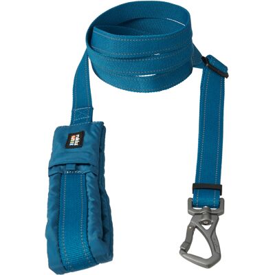 Rukka Leash Puff, petrolblauw Gr.S L120-200cm, B15mm Hond Rukka Leash Puff, petrolblauw Gr.S L120-200cm, B15mm Hond