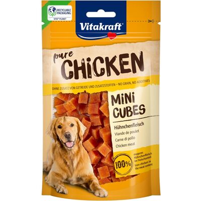 10x80g Vitakraft Mini Cubes Kip Hondensnacks 10x80g Vitakraft Mini Cubes Kip Hondensnacks