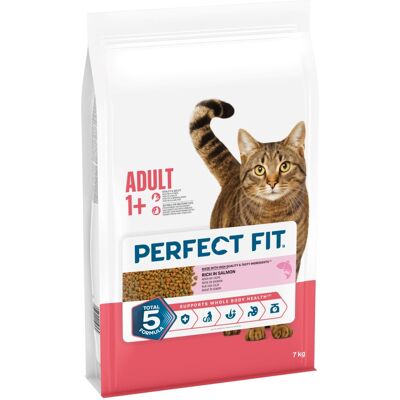 7kg Perfect Fit Adult 1+ Rijk aan Zalm Droog Kattenvoer 7kg Perfect Fit Adult 1+ Rijk aan Zalm Droog Kattenvoer