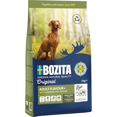2x 3kg Bozita Original Adult Flavour Plus met rendier hondenvoer droog 2x 3kg Bozita Original Adult Flavour Plus met rendier hondenvoer droog