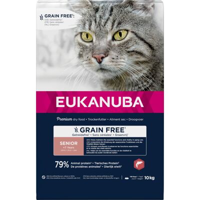 2kg Eukanuba Senior Graanvrij Zalmrijk Droog Kattenvoer 2kg Eukanuba Senior Graanvrij Zalmrijk Droog Kattenvoer