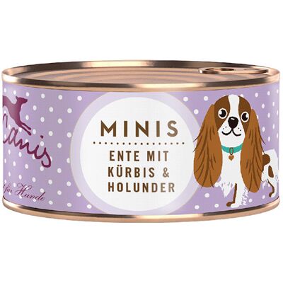 18x 100g Terra Canis Mini Eend met Pompoen, Aardbei en Vlierbes Hondenvoer 18x 100g Terra Canis Mini Eend met Pompoen, Aardbei en Vlierbes Hondenvoer
