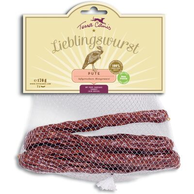Terra Canis Lievelingsworst - Voordeelpakket: 3 x 170 g Kalkoen Terra Canis Lievelingsworst - Voordeelpakket: 3 x 170 g Kalkoen