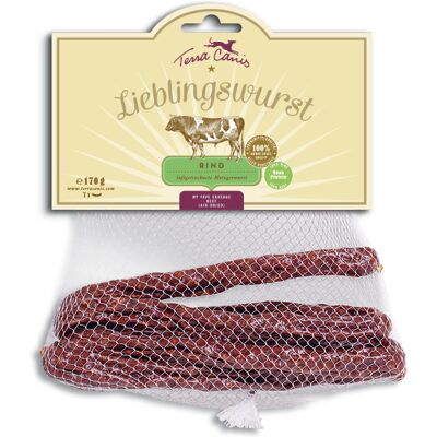 Terra Canis Lievelingsworst - Voordeelpakket: 3 x 170 g Rund Terra Canis Lievelingsworst - Voordeelpakket: 3 x 170 g Rund