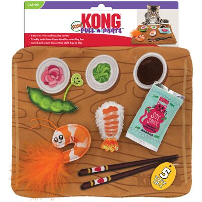 KONG Pull-A-Partz Kattenspeelgoed Sushi KONG Pull-A-Partz Kattenspeelgoed Sushi