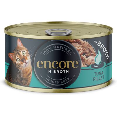 16x 70g Encore Blik Tonijnfilet Kattenvoer Nat 16x 70g Encore Blik Tonijnfilet Kattenvoer Nat