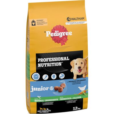 12kg Pedigree Professional Nutrition Junior met Gevogelte & Groente hondenvoer droog 12kg Pedigree Professional Nutrition Junior met Gevogelte & Groente hondenvoer droog