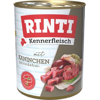 RINTI "Kennerfleisch" 6 x 800 g - Konijn RINTI "Kennerfleisch" 6 x 800 g - Konijn