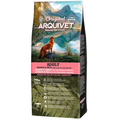 12 kg Arquivet Original Dog Adult Zalm droog hondenvoer 12 kg Arquivet Original Dog Adult Zalm droog hondenvoer