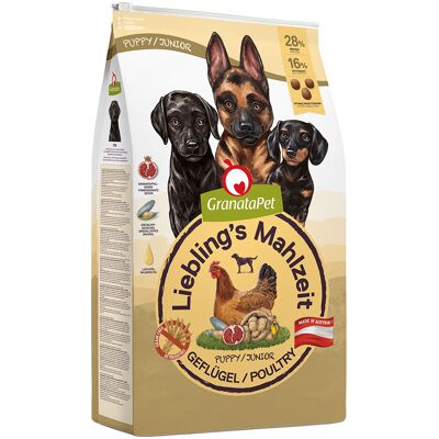 10kg GranataPet Junior Gevogelte Hondenvoer 10kg GranataPet Junior Gevogelte Hondenvoer
