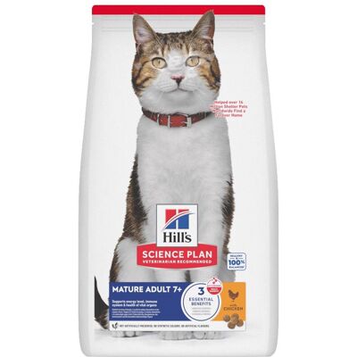 1,5kg Mature Adult 7+ Active Longevity Kip Hill's Science Plan Kattenvoer 1,5kg Mature Adult 7+ Active Longevity Kip Hill's Science Plan Kattenvoer