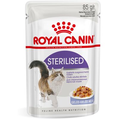 Royal Canin Sterilised 37 - Bestel ook natvoer: 12 x 85 g Royal Canin Sterilised in Gelei Royal Canin Sterilised 37 - Bestel ook natvoer: 12 x 85 g Royal Canin Sterilised in Gelei