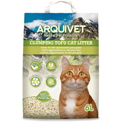 6L Arquivet klonterende kattenbakvulling met tofu 6L Arquivet klonterende kattenbakvulling met tofu