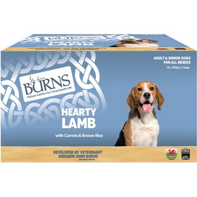 Burns natvoer voor honden 16 x 395 g - Lam Burns natvoer voor honden 16 x 395 g - Lam